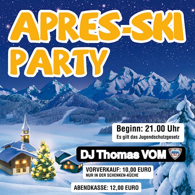 Plakat Apres-Ski Party Höxter